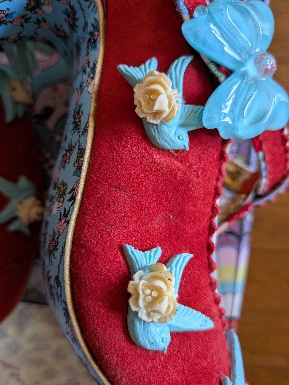 Irregular Choice Fresh Cut Grass Red Heels 2012 - Picture 9 of 11